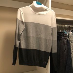Calvin Klein Color Blocked Turtleneck Size Large